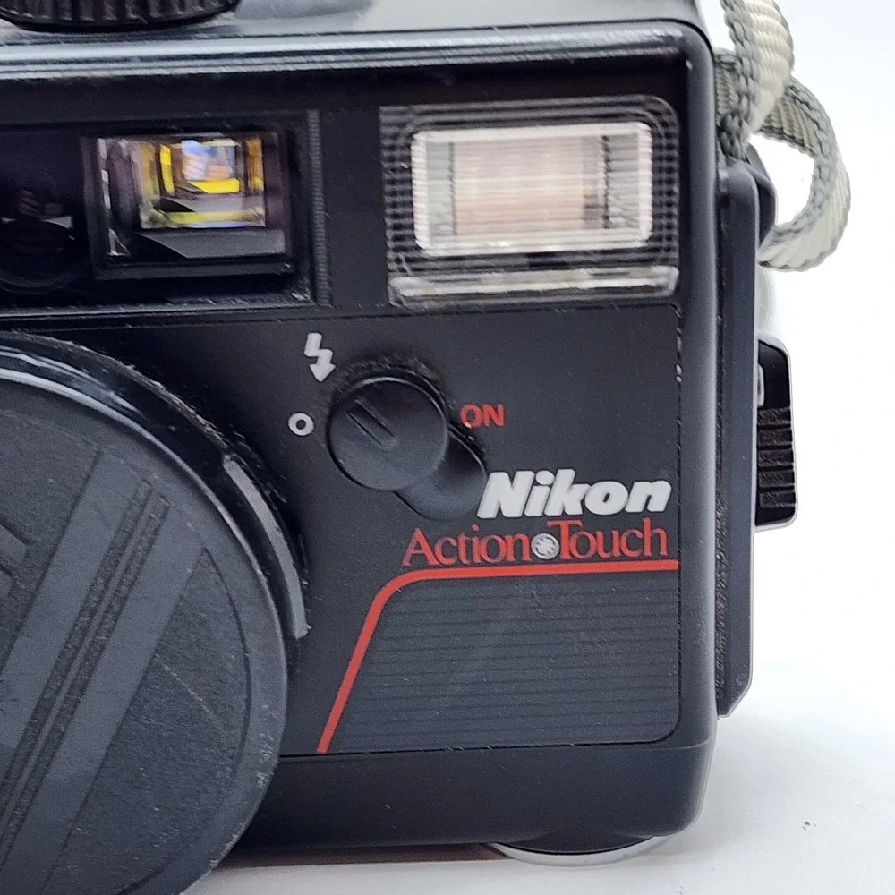 Nikon Action‎ Touch AF 35 mm Film Camera Waterproof f2.8 For Parts or Repair